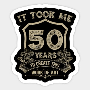 50th birthday Sticker